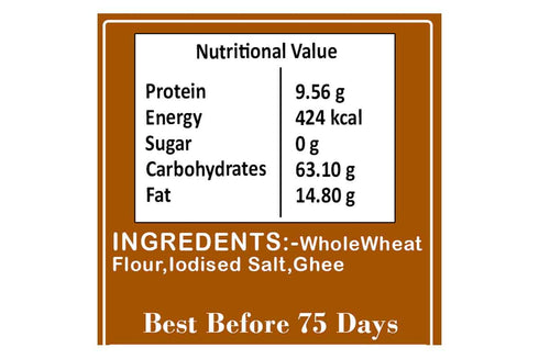 Neelam Foodland Whole Wheat Ghee Sada Khakhra Mobile