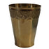 Pure Brass Flora Design Drinking Glass | Pack of 1