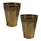 Pure Brass Traditional Drinking Glass | Pack of 2