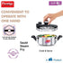 Prestige Clip-on Mini Svachh Stainless Steel Spillage Control Pressure Cooker Silver 2 L