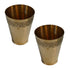 Pure Brass Traditional Drinking Glass | Pack of 2