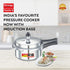 Prestige Popular Plus Virgin Aluminium Gas And Induction Compatible Pressure Cooker 2 L Silver
