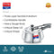 Prestige Nakshatra Cute Svachh Stainless Steel Spillage Control Pressure Cooker 5 L Silver