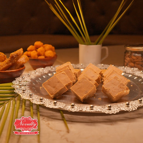 Novelty Sweets Amritsar Amritsari Besan Burfi