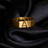 22 Carat Gold Initial Letter A Ring 4.32g by Mahita Collections