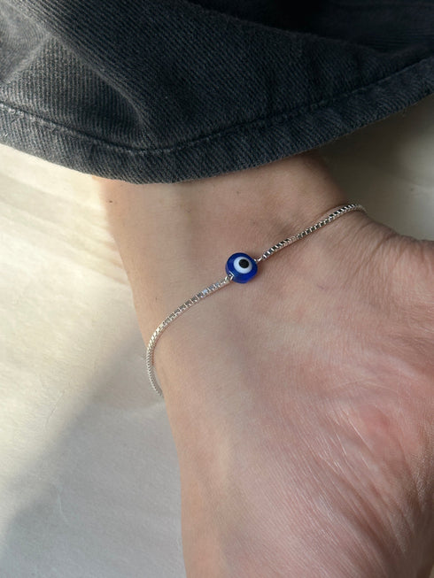 Arkaye Jewels Livia Evil Eye Anklet