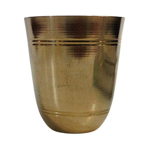 Pure Brass Bell Shape Water Glass | Pack of 1