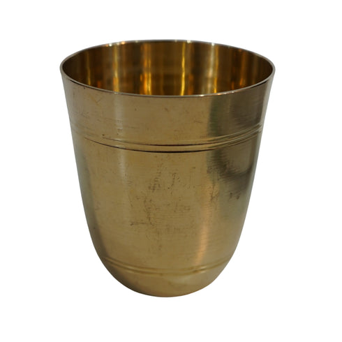 Pure Brass Bell Shape Water Glass | Pack of 1