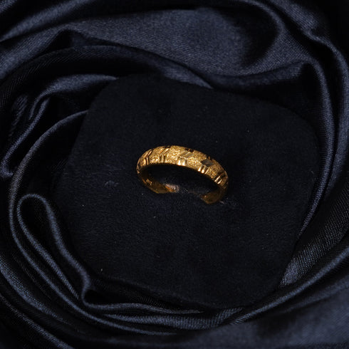 22 Carat Gold Designer Plain Ring 5.85g by Mahita Collections