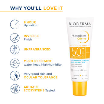 Bioderma Photoderm Creme SPF 50+ Sunscreen Cream Normal To Dry Sensitive Skin