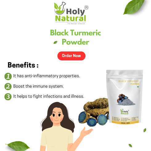 Holy Natural Black Turmeric Powder