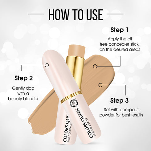 Colors Queen Perfect Oil Free Base Concealer | 8 Gram