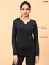 Wiselife Active Full Sleeves T-shirt (Black)