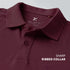 XYXX Nova Combed Cotton Polo T-shirts Merlot Maroon