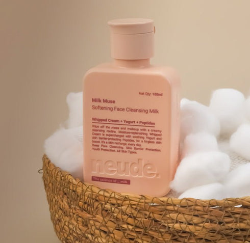 Neude Milk Muse Hydrating Peptide Face Cleansing