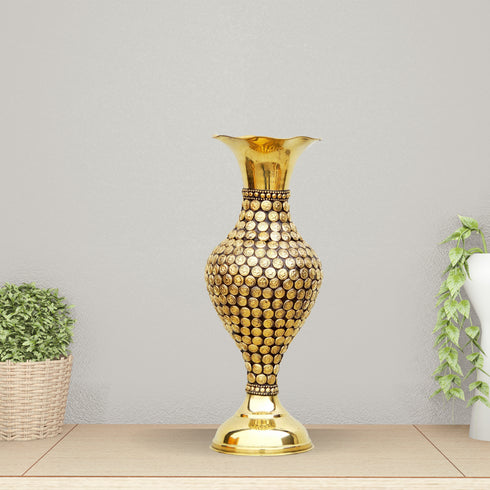 Brass Home And Garden Flower Pot 0.54Kg