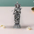 Brass Krishna Statue With Silver Antique Finish 11.335Kg