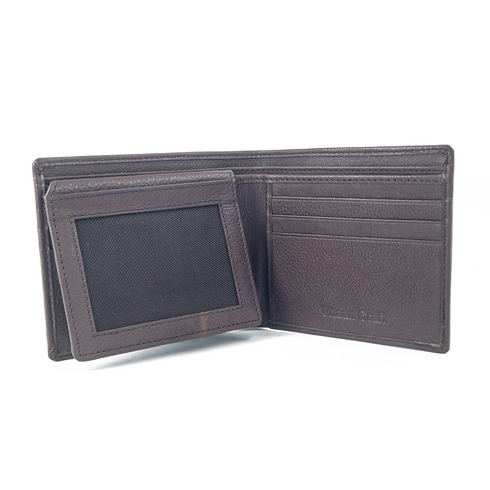 Vhaanfootwear Style Guardian Premium NAPPA Leather Wallet with RFID Protection for Men Brown