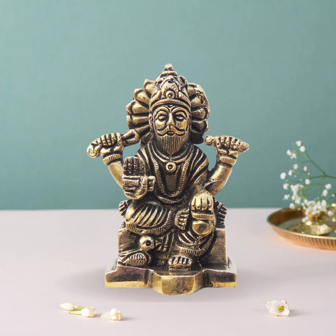 Brass Vishwakarma Ji Idol Statue 0.3Kg
