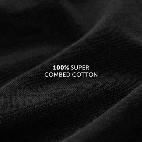 XYXX Pace Combed Cotton T-shirts Pitch Black