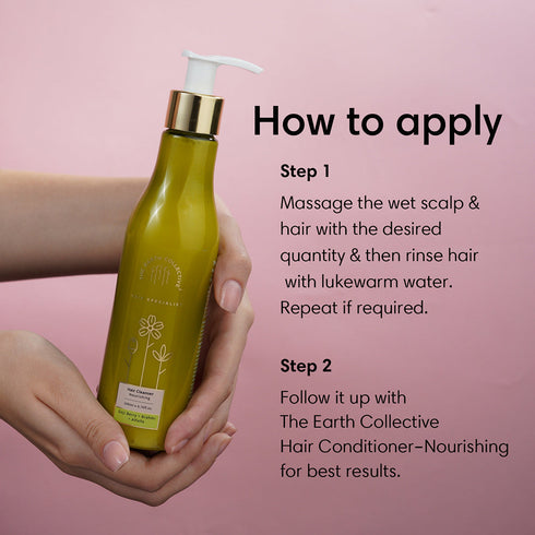 Theearthcollective in Nourishing Hair Cleanser Shampoo Goji Berry Brahmi & Alfalfa