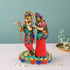 Brass Radha Krishna Base Stone Work Idol 4.364Kg
