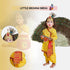 Raj Fancy Dresses Radha and Krishna Printex| Yellow Brocade Fabric Janmashtami Mythological Character Costume