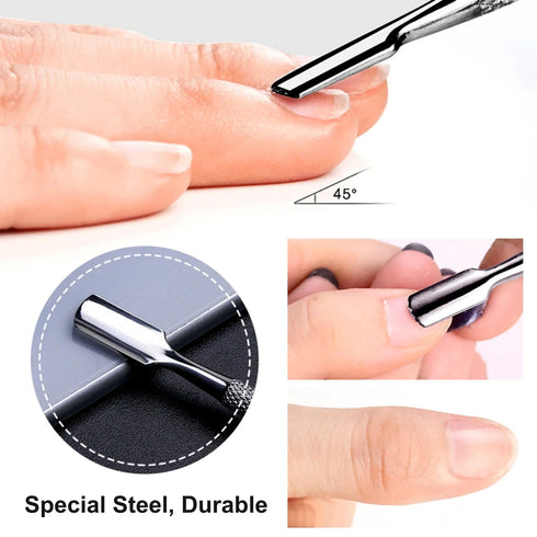 Shills Professional Nail Pusher Silver