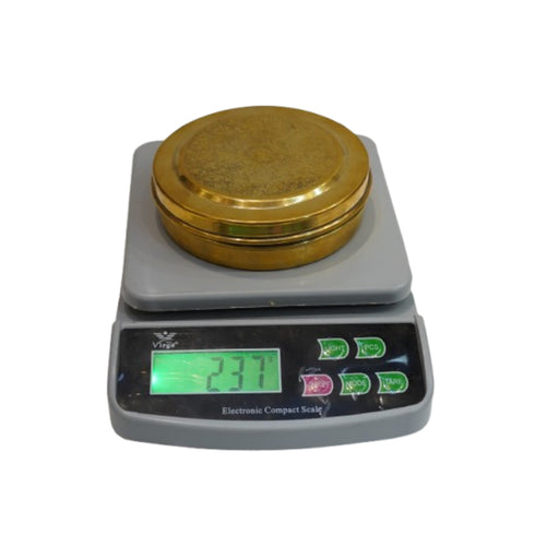 Brass Round Masala Dani 237g
