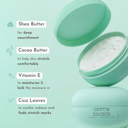 Orimii Skincare Bump Hydrating Whipped Butter