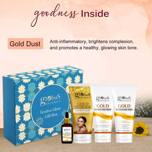 Globus Naturals Gold Radiance Skincare Gift Box