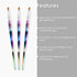 Shills Professional Nail Metal Rainbow Brush