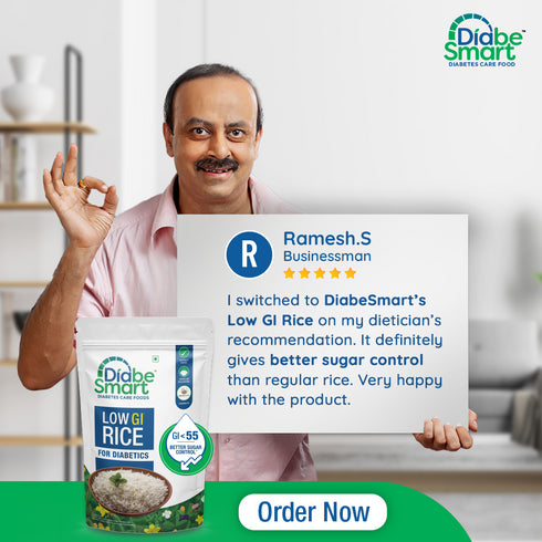 DiabeSmart Low GI Rice - Best Rice For Diabetics
