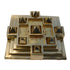 Brass Kuberaya Namha Yantra Sacred Vastu Plaque 1770g