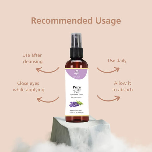 Natuur Nature Pure Lavender Water Hydrates & Tones 100ml