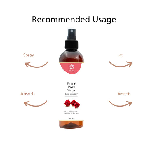 Natuur Pure Rose Water-Skin vitaliser 200ml
