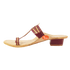 Vhaanfootwear Maroon Color Soft Kolhapuri Chappal for women by vhaan