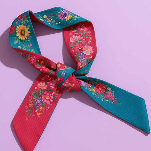 Parul Garg Beauty Petal Twirl Twilly Scarf