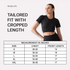 Wiselife Active Crop Top (Brown)
