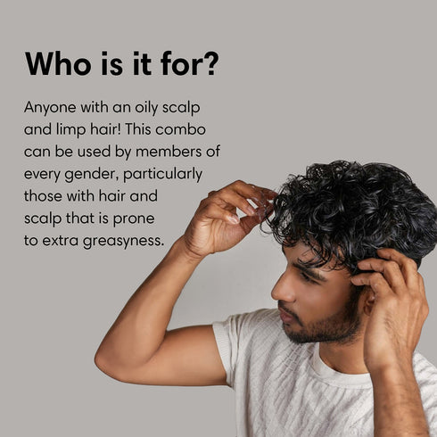 Theearthcollective in Combo Oily Scalp Hair Cleanser & Conditioner Pack