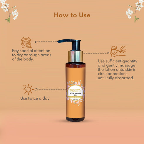 Wildflower Naturals After Shower Oil