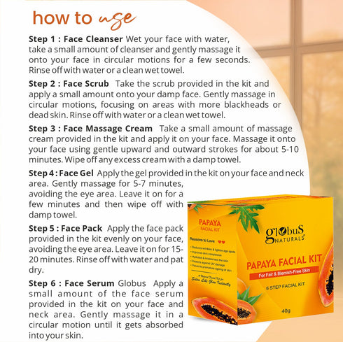Anti-Tanning Papaya Facial Kit