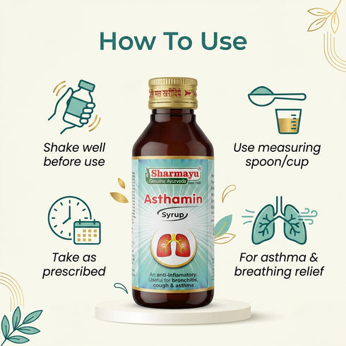 Sharmayu Ayurveda Asthamin Syrup