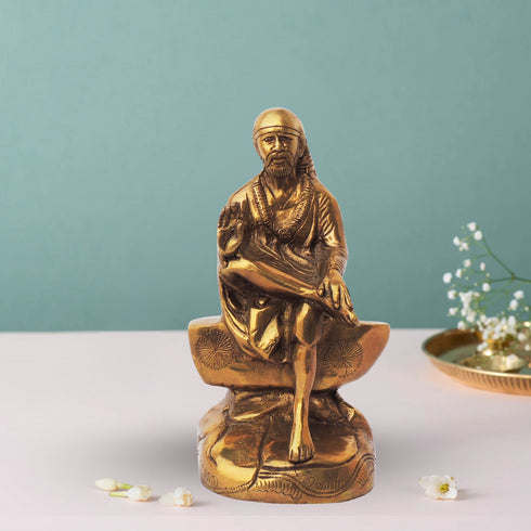 Brass Sai Baba Statue 2.5Kg