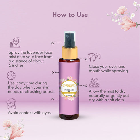Wildflower Naturals Lavender Face Mist