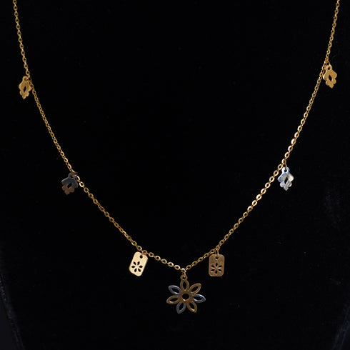 22 Carat Gold New Fancy Pendant Necklace 4.4g by Mahita Collections