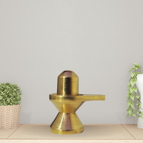 Brass Shivling Statue 0.1Kg