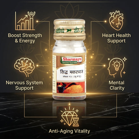 Sharmayu Ayurveda Siddha Makardhwaj Special No 1 S M Y 25 Tab Pack Of 2