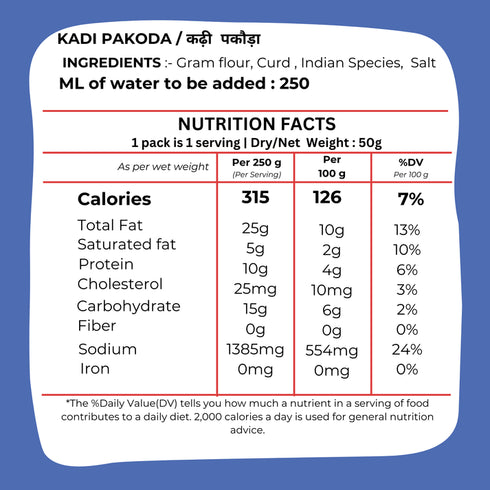 Drym foods Jain Kadi Pakodi