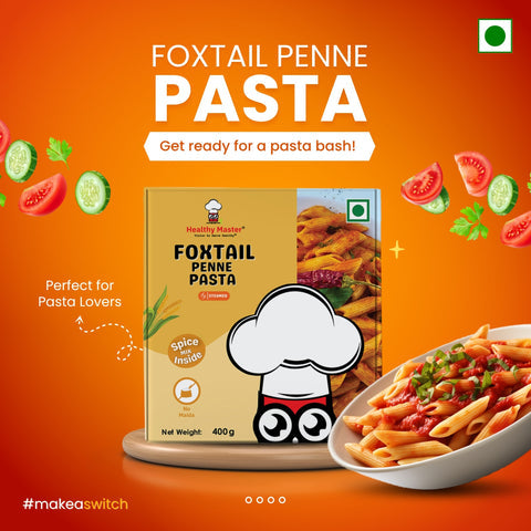 Healthy Master Free Foxtail Penne Pasta